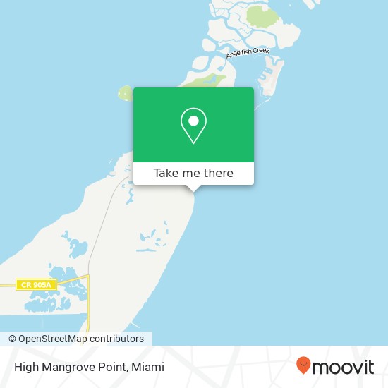 Mapa de High Mangrove Point