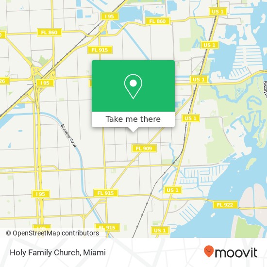 Holy Family Church map