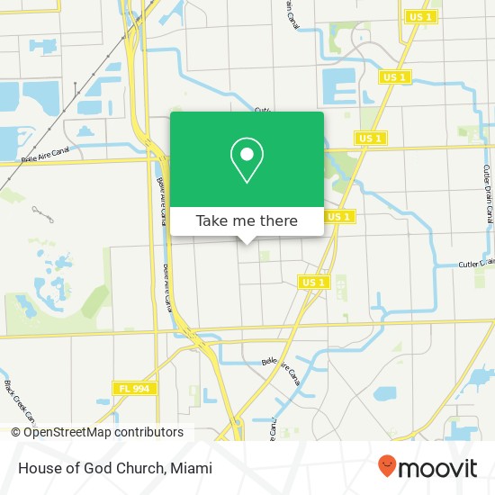 Mapa de House of God Church