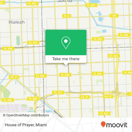 Mapa de House of Prayer