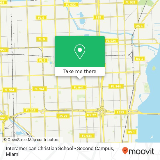 Mapa de Interamerican Christian School - Second Campus