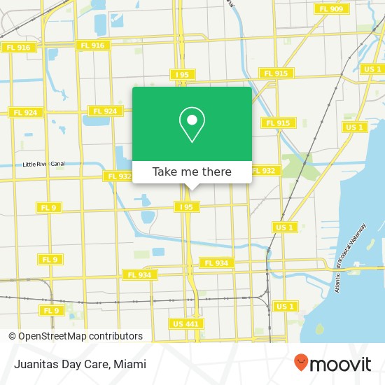 Juanitas Day Care map