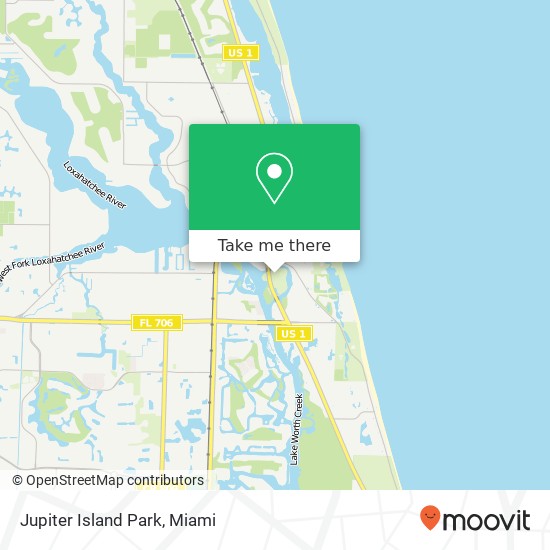 Mapa de Jupiter Island Park