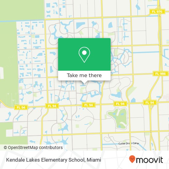 Mapa de Kendale Lakes Elementary School