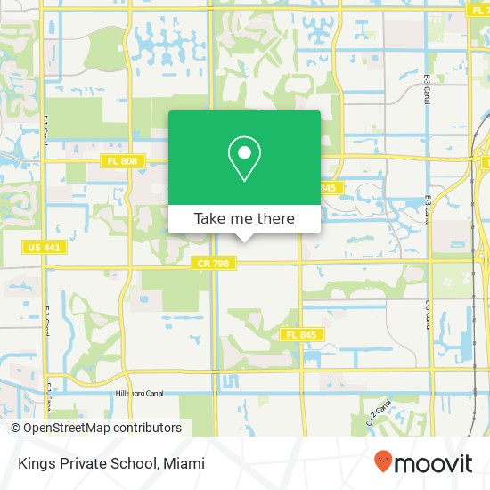 Kings Private School map