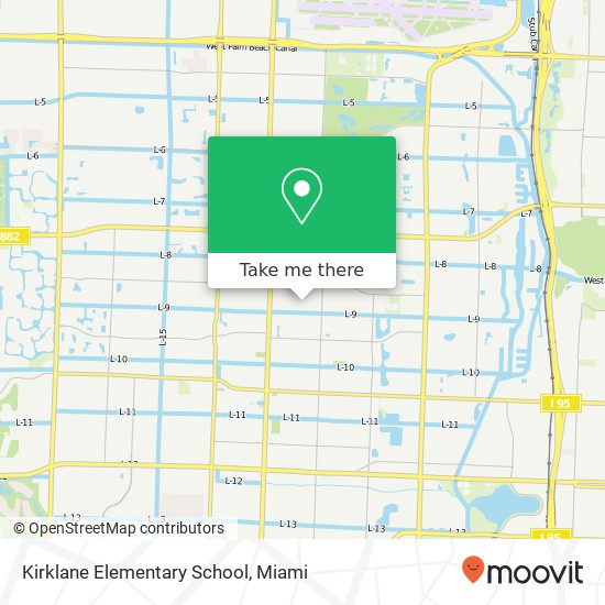 Kirklane Elementary School map