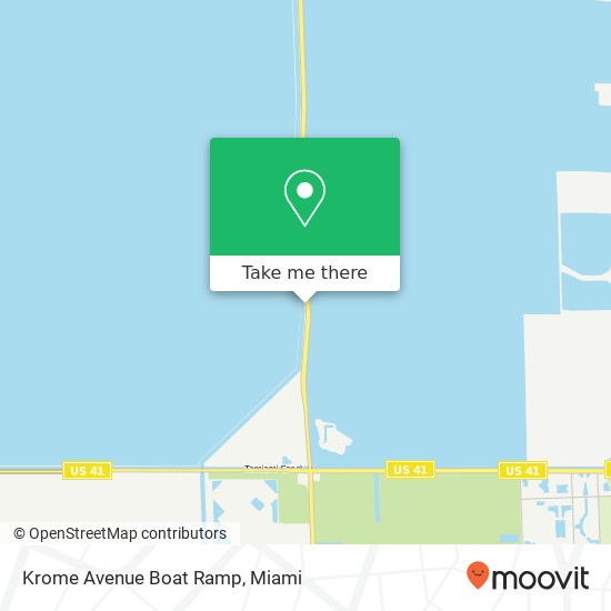 Krome Avenue Boat Ramp map