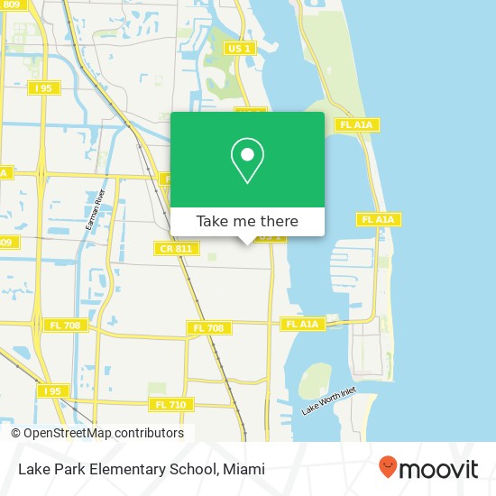 Lake Park Elementary School map