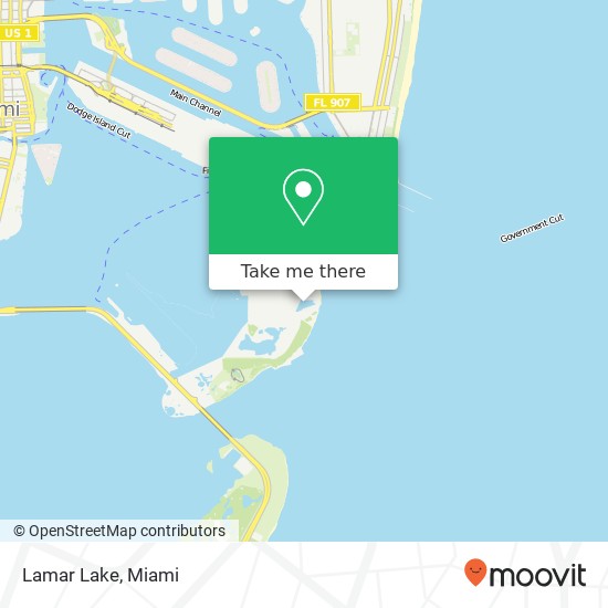 Mapa de Lamar Lake