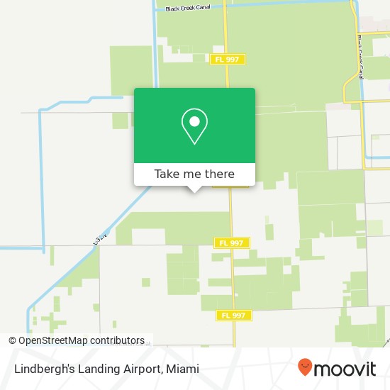 Lindbergh's Landing Airport map