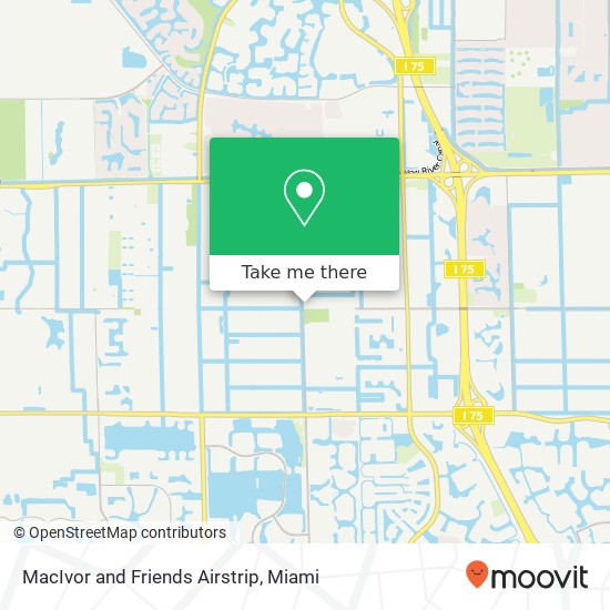 MacIvor and Friends Airstrip map