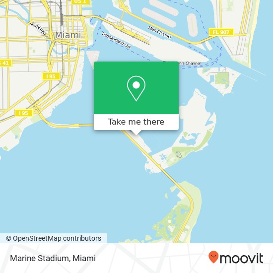 Mapa de Marine Stadium