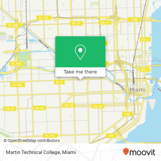 Martin Technical College map