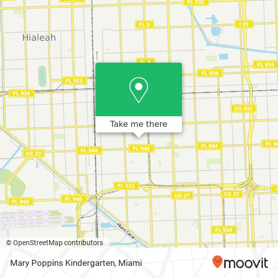 Mapa de Mary Poppins Kindergarten