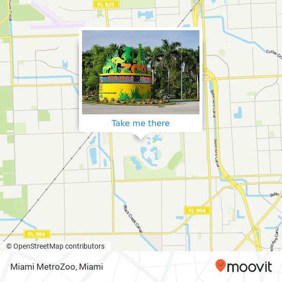 Miami MetroZoo map