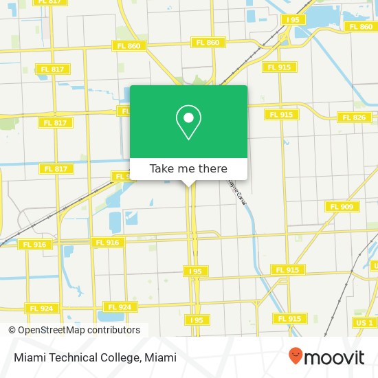 Mapa de Miami Technical College