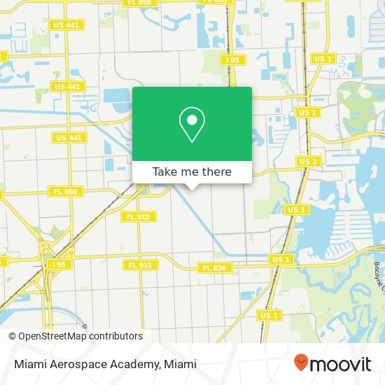 Mapa de Miami Aerospace Academy