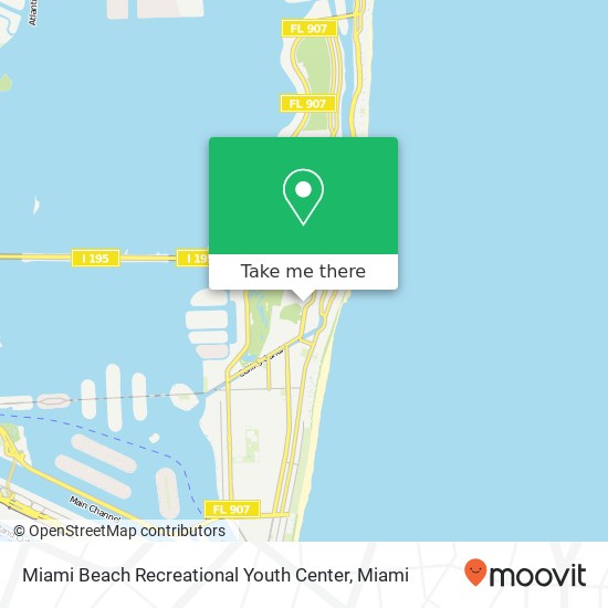 Miami Beach Recreational Youth Center map