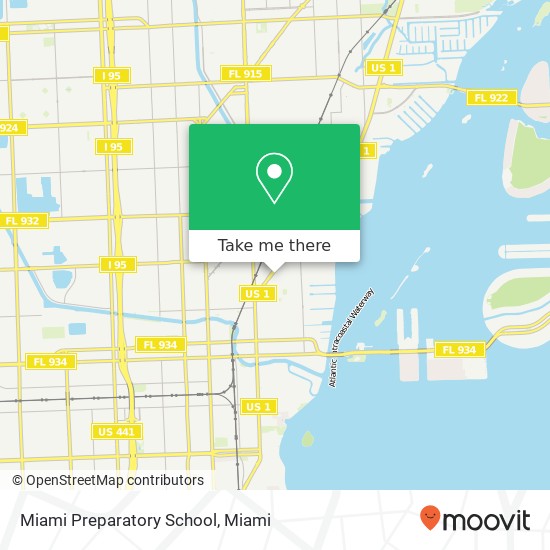 Mapa de Miami Preparatory School