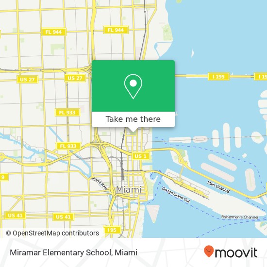 Mapa de Miramar Elementary School