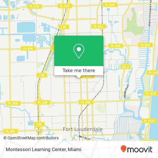 Mapa de Montessori Learning Center