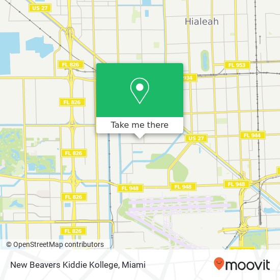 Mapa de New Beavers Kiddie Kollege