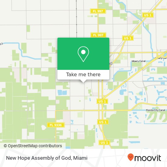 New Hope Assembly of God map