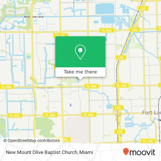 Mapa de New Mount Olive Baptist Church