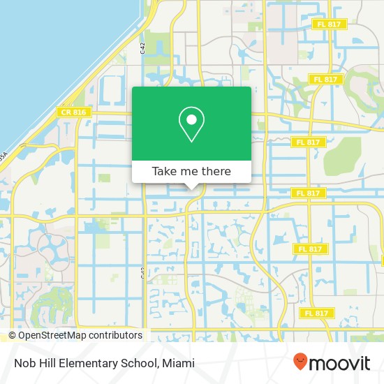 Nob Hill Elementary School map