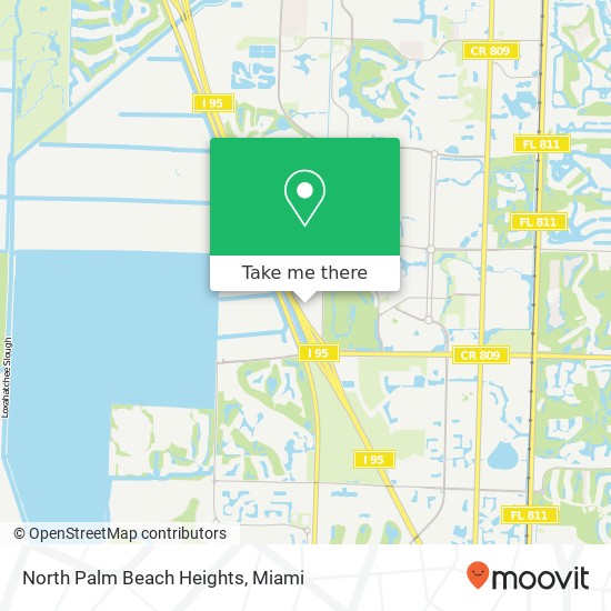 North Palm Beach Heights map