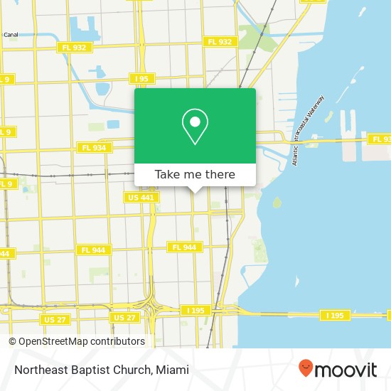 Northeast Baptist Church map