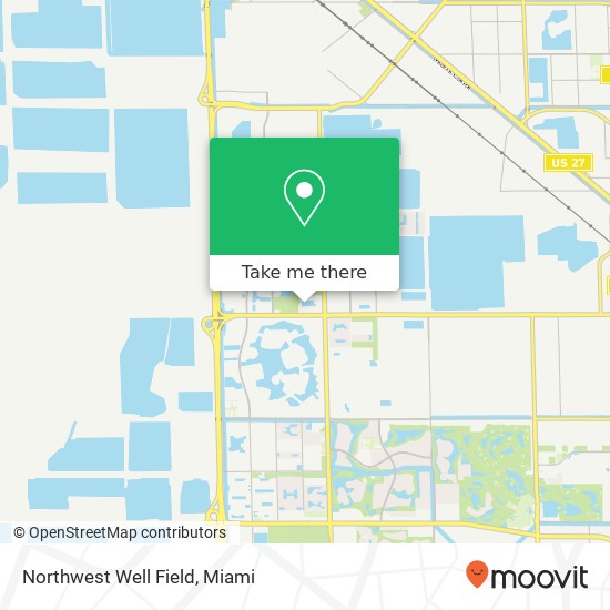 Mapa de Northwest Well Field