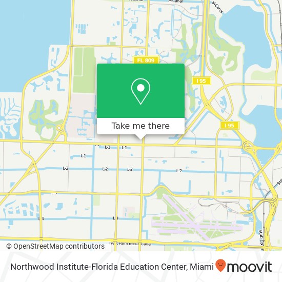 Mapa de Northwood Institute-Florida Education Center