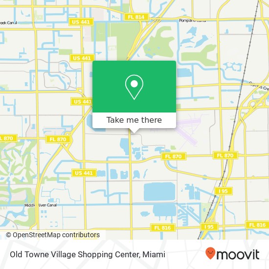 Old Towne Village Shopping Center map