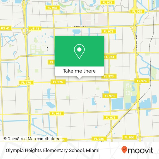 Olympia Heights Elementary School map
