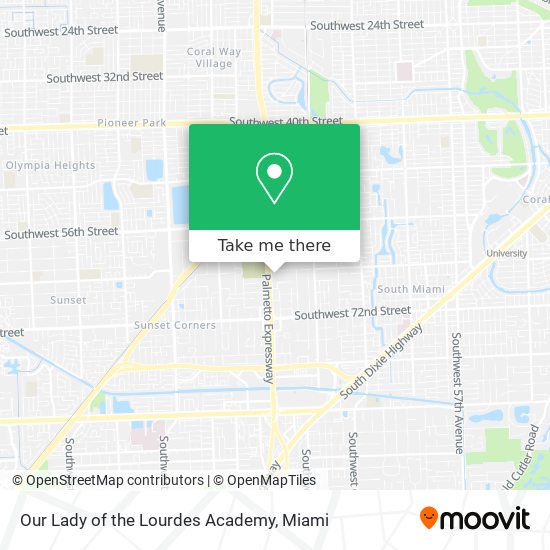 Our Lady of the Lourdes Academy map