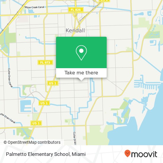 Mapa de Palmetto Elementary School