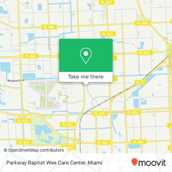 Parkway Baptist Wee Care Center map