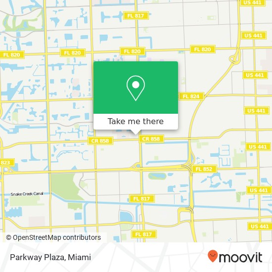 Parkway Plaza map