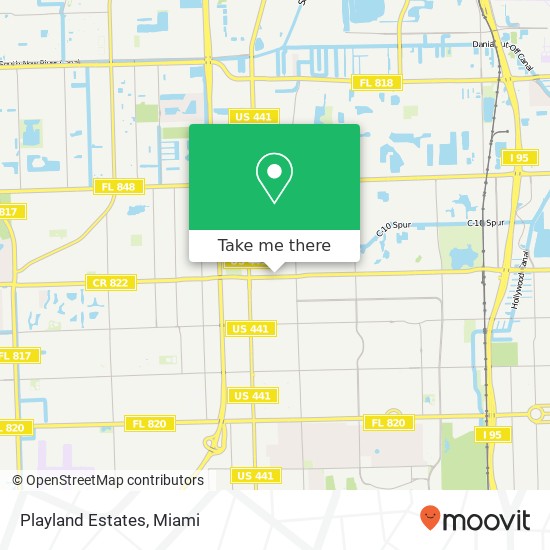 Mapa de Playland Estates