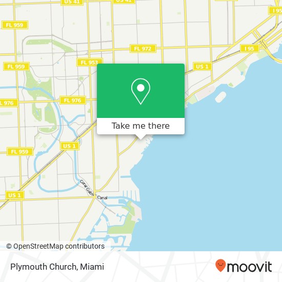 Plymouth Church map