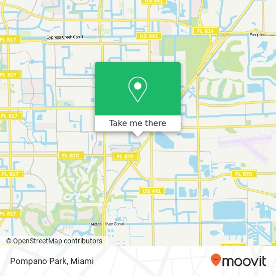 Pompano Park map