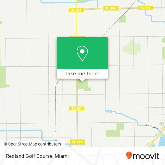 Redland Golf Course map