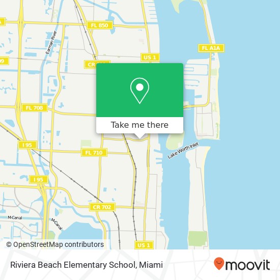 Riviera Beach Elementary School map