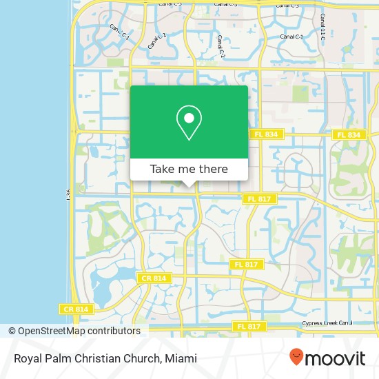 Royal Palm Christian Church map