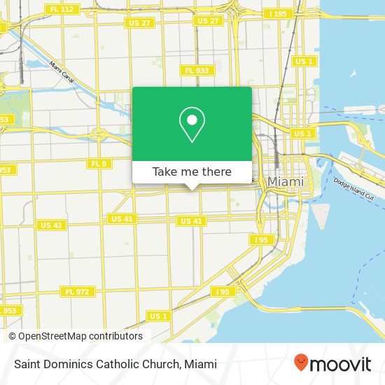 Saint Dominics Catholic Church map