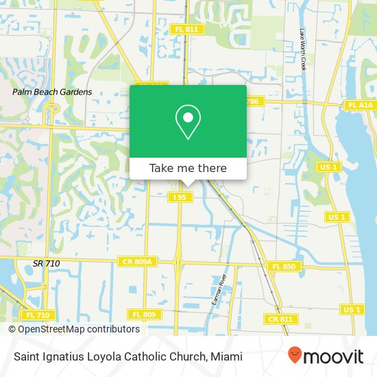 Saint Ignatius Loyola Catholic Church map