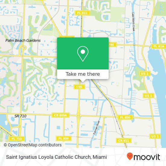 Mapa de Saint Ignatius Loyola Catholic Church