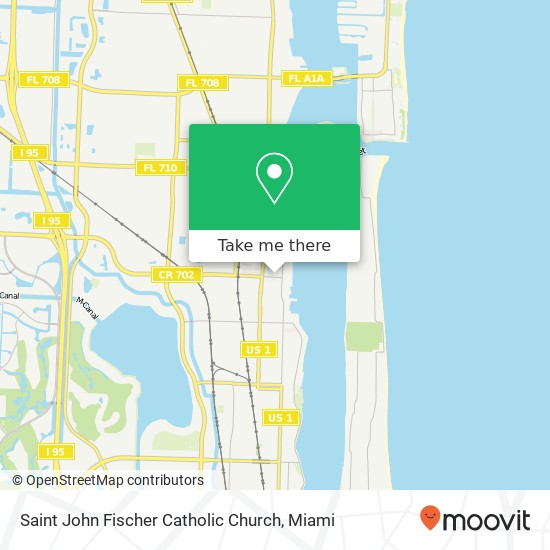 Mapa de Saint John Fischer Catholic Church