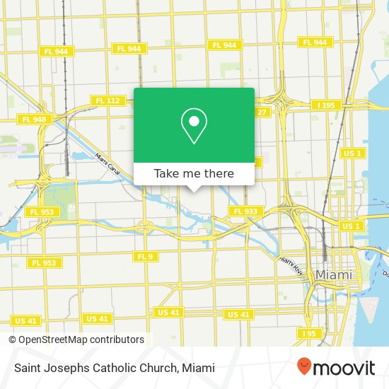 Saint Josephs Catholic Church map